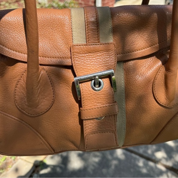 Vintage Prada Tan Leather Satchel - Picture 14 of 14